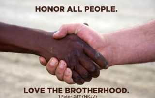 Honor all people.